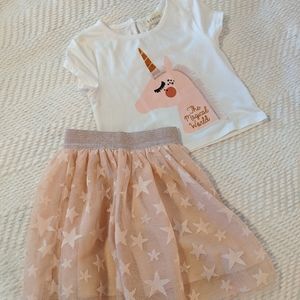Toddler tutu with matching top